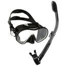 Cressi F-Dual and Supernova Dry Snorkel Combo - DIPNDIVE