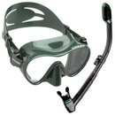 Cressi Frameless Dive Mask and Supernova Dry Snorkel Combo - DIPNDIVE
