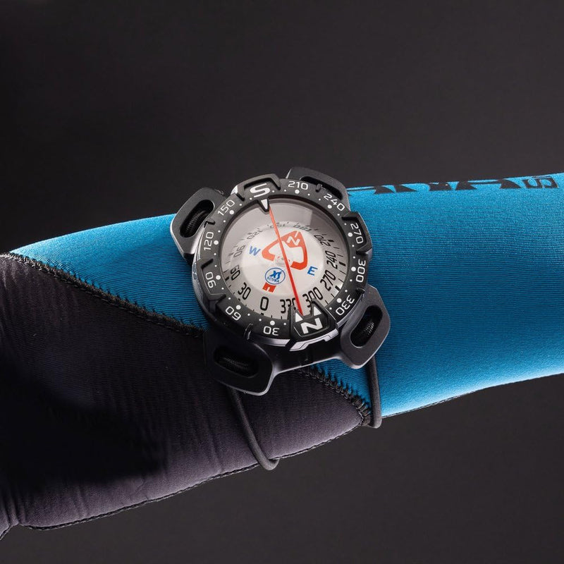 XS Scuba QuikVu Compass - Bungee Mount - DIPNDIVE