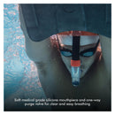 Zoggs Unisex Adult Centre Line Swim Snorkel Tube - DIPNDIVE