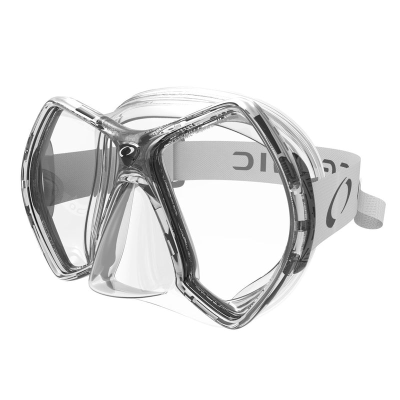 Used Oceanic Cyanea Ultra Scuba Mask - Clear / Titanium - DIPNDIVE