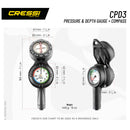 Cressi CPD3 Scuba Diving Console - DIPNDIVE