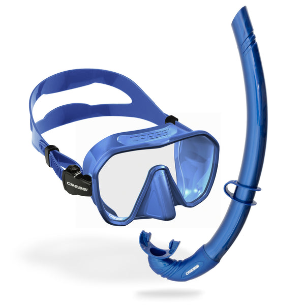 Cressi Z2 Frameless Mask and Corsica Free Snorkel Combo