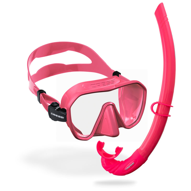Cressi Z2 Frameless Mask and Corsica Free Snorkel Combo