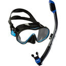 Cressi F-Dual and Supernova Dry Snorkel Combo - DIPNDIVE