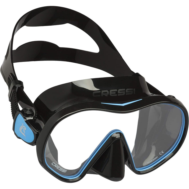 Cressi F-Dual and Supernova Dry Snorkel Combo - DIPNDIVE