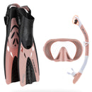 Cressi Explorer Snorkeling Set – Musa Mask, Scilla Snorkel, Tonga Fins - DIPNDIVE