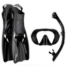 Cressi Explorer Snorkeling Set – Musa Mask, Scilla Snorkel, Tonga Fins - DIPNDIVE