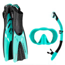 Cressi Explorer Snorkeling Set – Musa Mask, Scilla Snorkel, Tonga Fins - DIPNDIVE