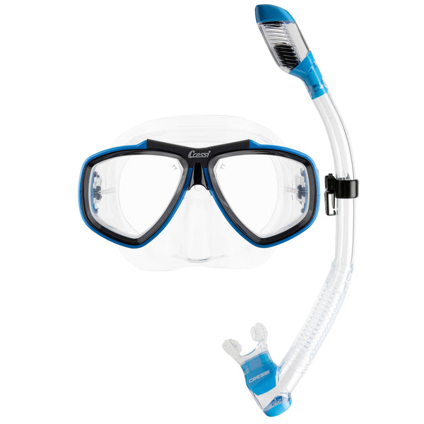 Cressi Focus and Supernova Dry Snorkeling Set