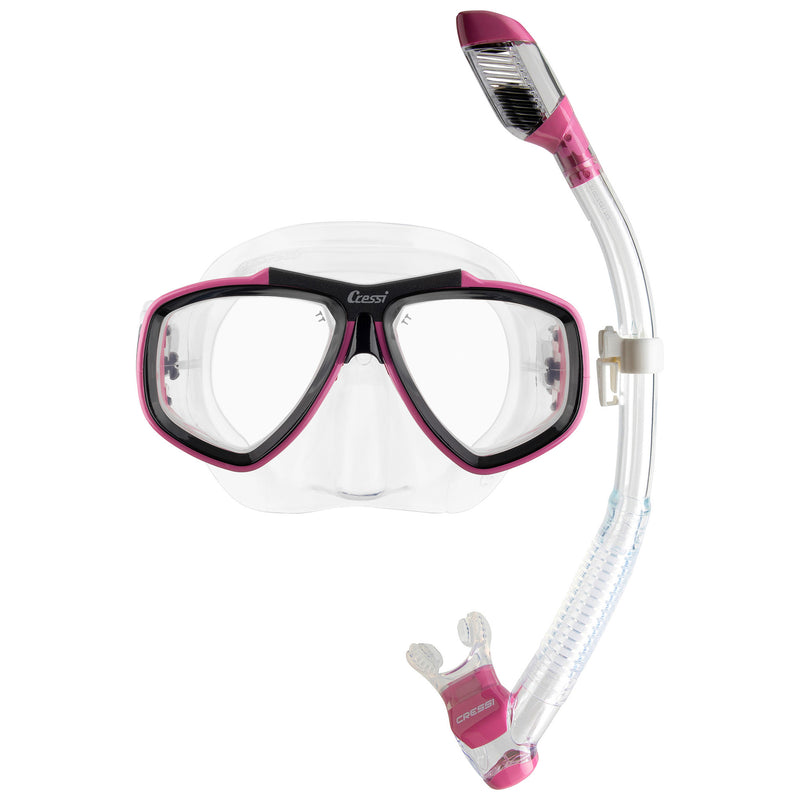 Cressi Focus and Supernova Dry Snorkeling Set