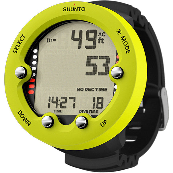 Used Suunto Zoop Novo Wrist Scuba Diving Computer (Lime)