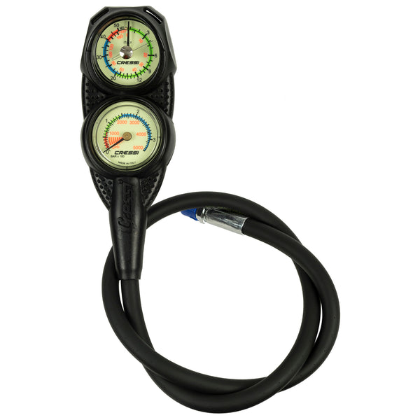 Cressi DP2 Scuba Diving MiniConsole – Global Fluo