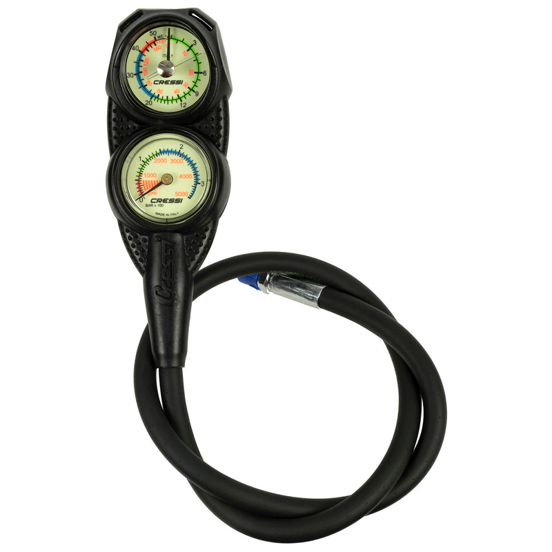 Cressi DP2 Scuba Diving MiniConsole – Global Fluo