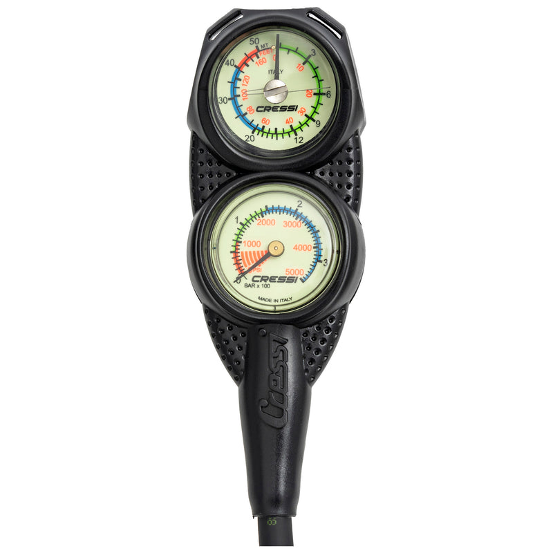 Cressi DP2 Scuba Diving MiniConsole – Global Fluo
