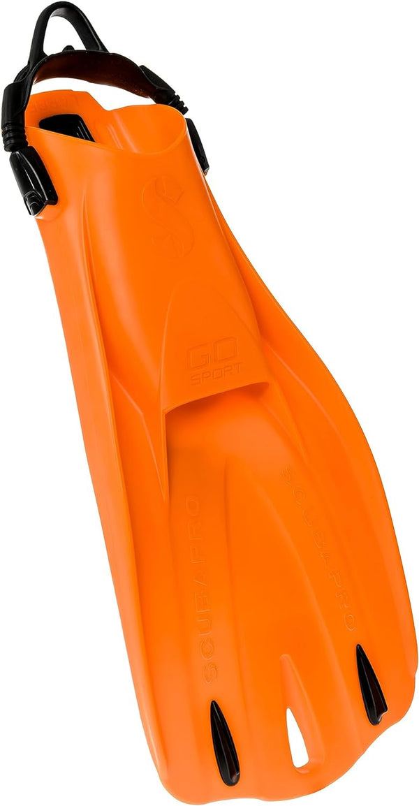 Open Box Scubapro GO Sport Gorilla Diving Fins - Orange - X-Large - DIPNDIVE