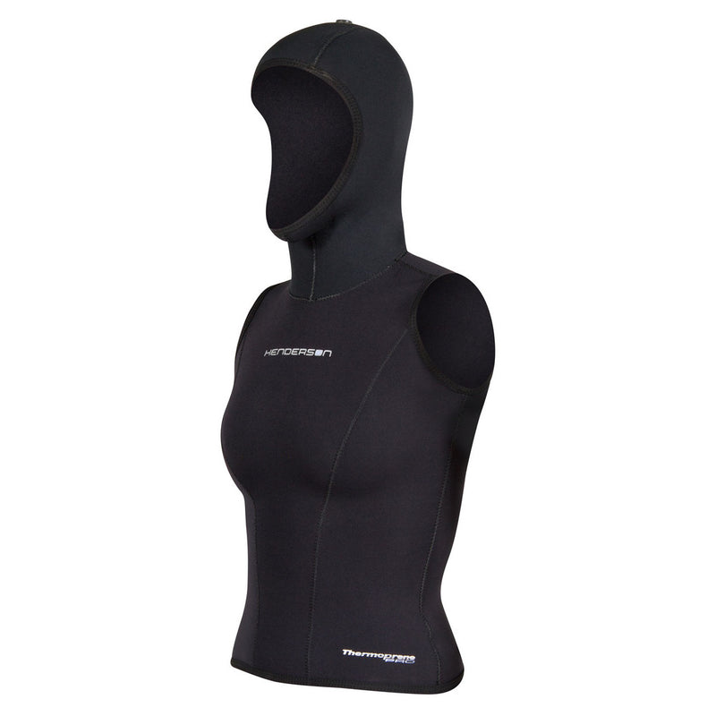 Open Box Henderson 5/3mm Womens Thermoprene Pro Hooded Vest - 8 - DIPNDIVE