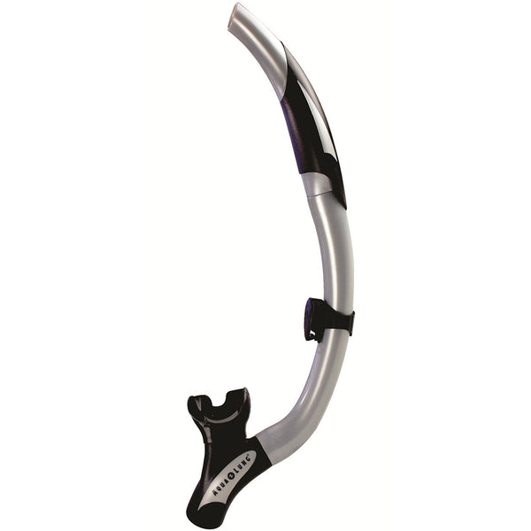 Used Aqua Lung Impulse 3 Non-Flex Snorkel - Silver - DIPNDIVE