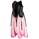 Used Cressi Agua Full Foot Fins - Pink - US Man 7/8 | US Lady 8/9 | EU 39/40 - DIPNDIVE
