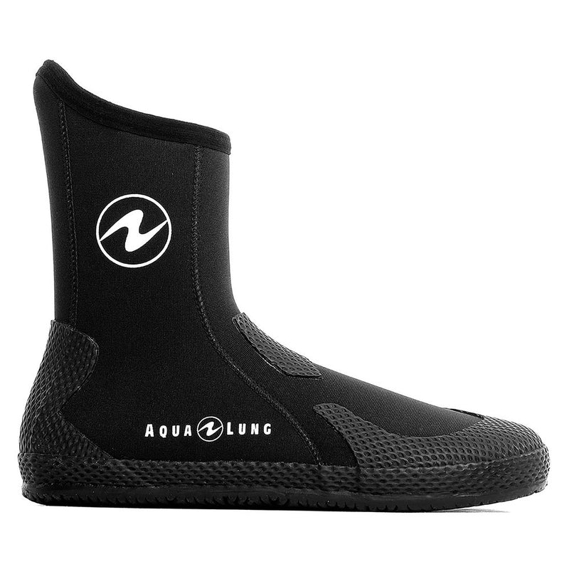 Open Box Aqua Lung Mens 5mm Superzip Boots - Black - 9 - DIPNDIVE