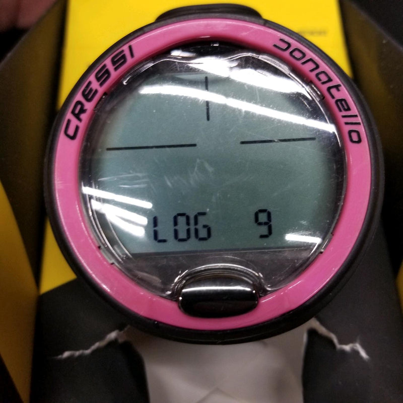 Used Cressi Donatello Scuba Diving Computer - Black / Pink