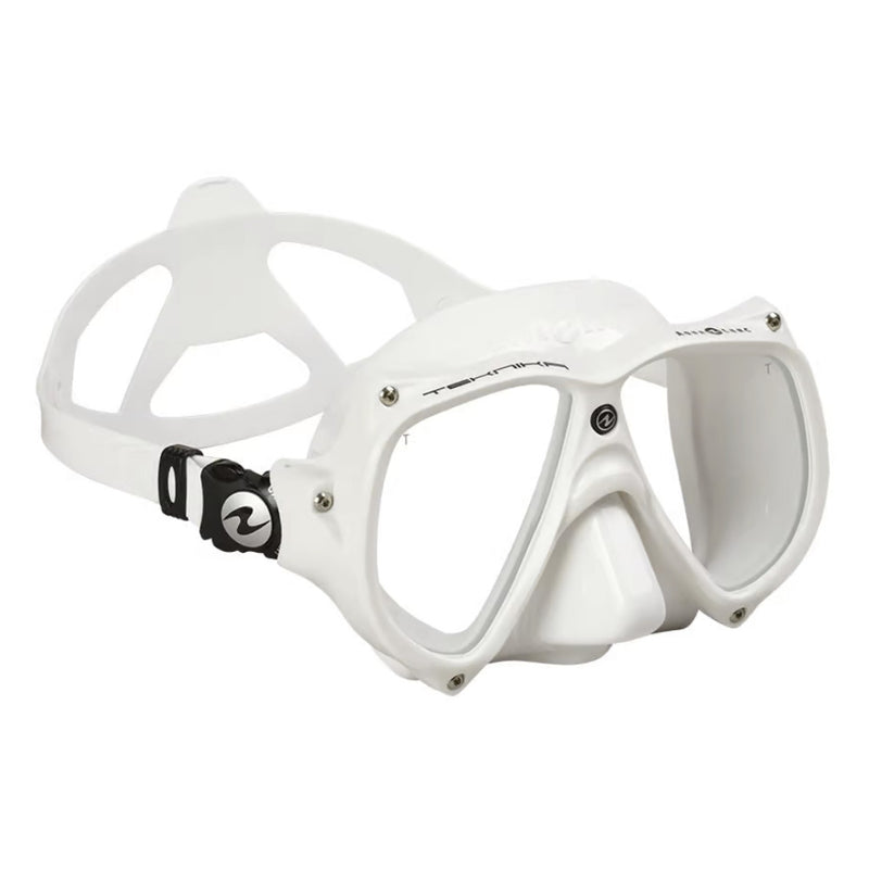 Used  Aqua Lung Teknika Double Lens Dive Mask - White