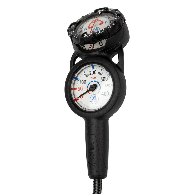 XS Scuba QuikVu Pressure and Compass Console - Metric