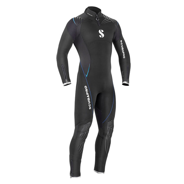 Open Box ScubaPro 5mm Men's Definition Steamer Diving Wetsuit - Black/Blue, Size: 3X-Large