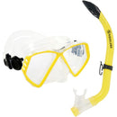 Aqua Lung Cub Junior Mask and Snorkel Combo - Yellow/Black - DIPNDIVE