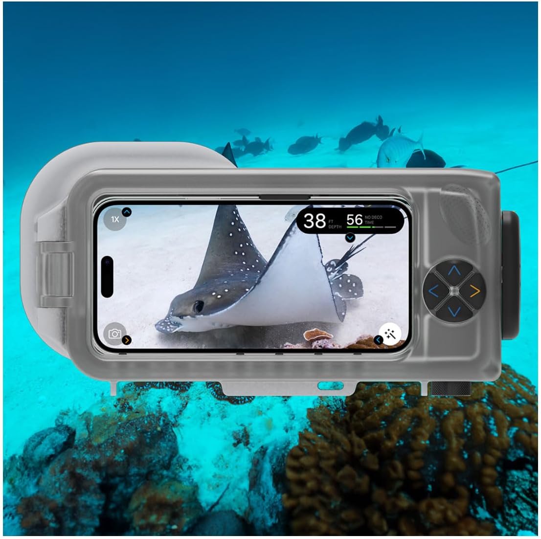 Oceanic+ Dive Housing for Cell Phone Smartphones - DIPNDIVE