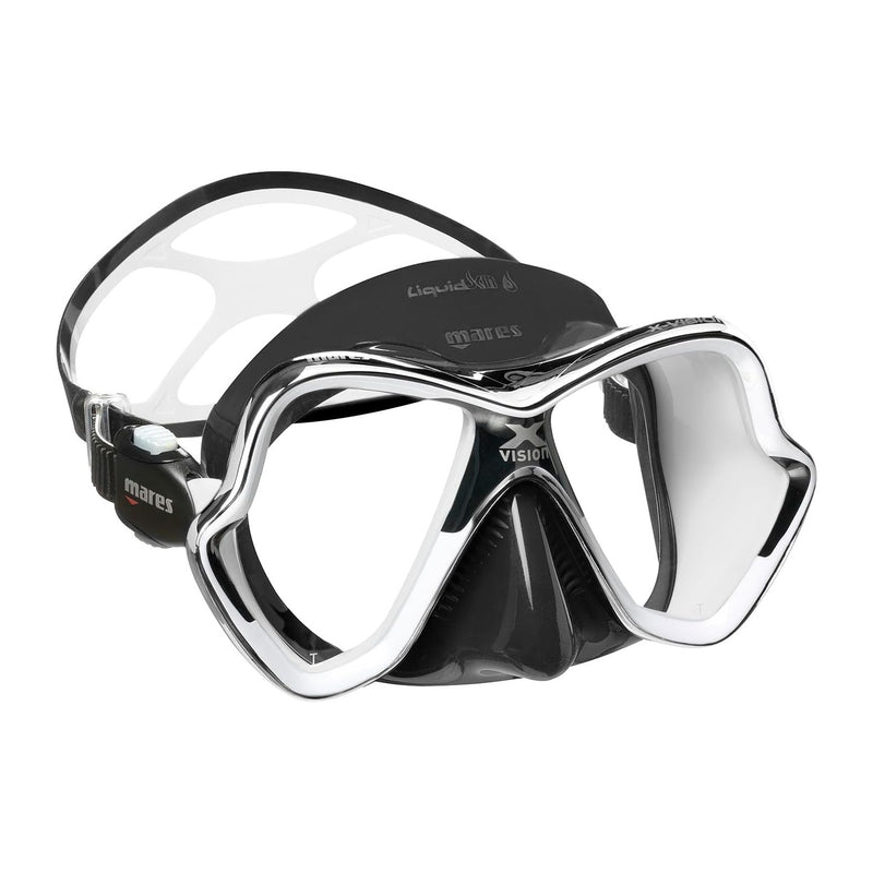 Mares X-Vision Chrome Liquidskin Scuba Dive Mask