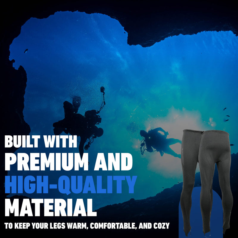 Open Box Sharkskin Men's Titanium 2 Chillproof Long Pants - Black - Small