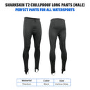 Open Box Sharkskin Men's Titanium 2 Chillproof Long Pants - Black - Small - DIPNDIVE