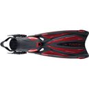 Open Box Tusa Open Heel Solla Dive Fins - Ocean Green - Small - DIPNDIVE