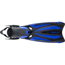 Open Box Tusa Open Heel Solla Dive Fins - Ocean Green - Small - DIPNDIVE