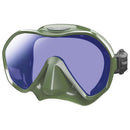 Used Tusa Zensee Pro Scuba Diving Mask - Khaki - DIPNDIVE