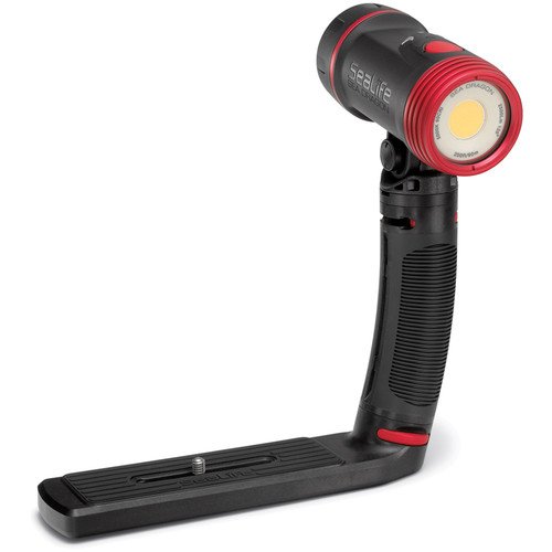 Used SeaLife SL671 Sea Dragon 2500 UW Photo/Video Dive Light Kit includes Grip, Single Tray & SL942 Sea Dragon Case