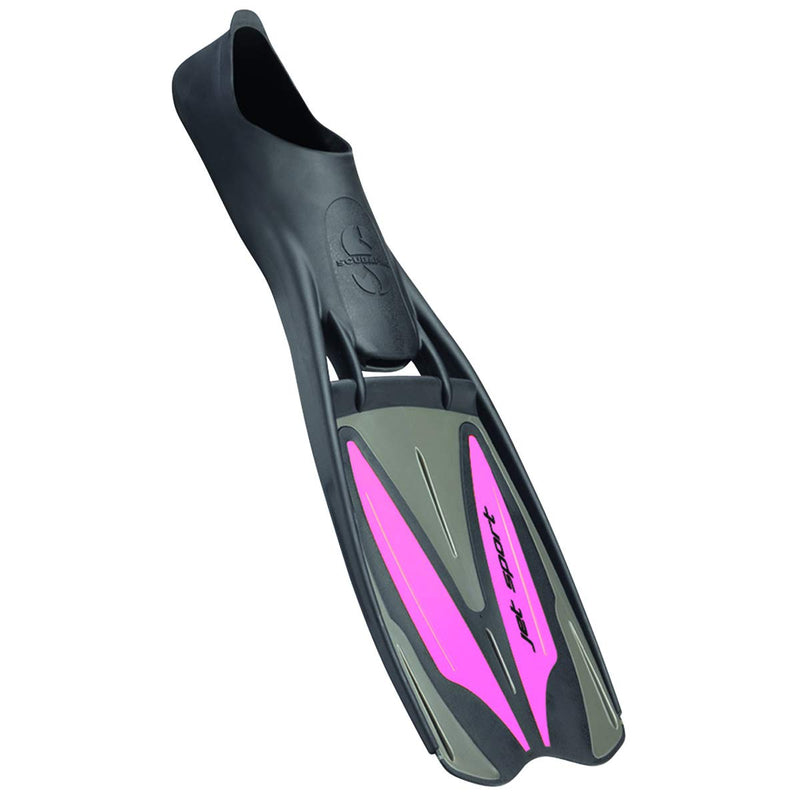 Open Box SCUBAPRO Jet Sport Full-Foot Diving Fins, Small, Pink