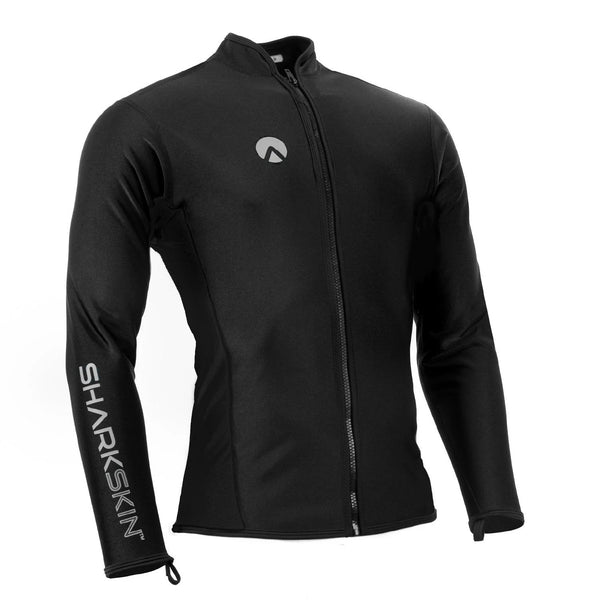 Sharkskin Men's Chillproof Long Sleeve Full Zip Shirt - DIPNDIVE