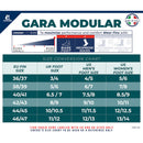 Used Cressi Gara Modular Sprint Freediving Fins - Black - 44/45 - DIPNDIVE