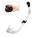 Used XS Scuba Cargo Scuba Dive Snorkel - Clear Silicone - DIPNDIVE