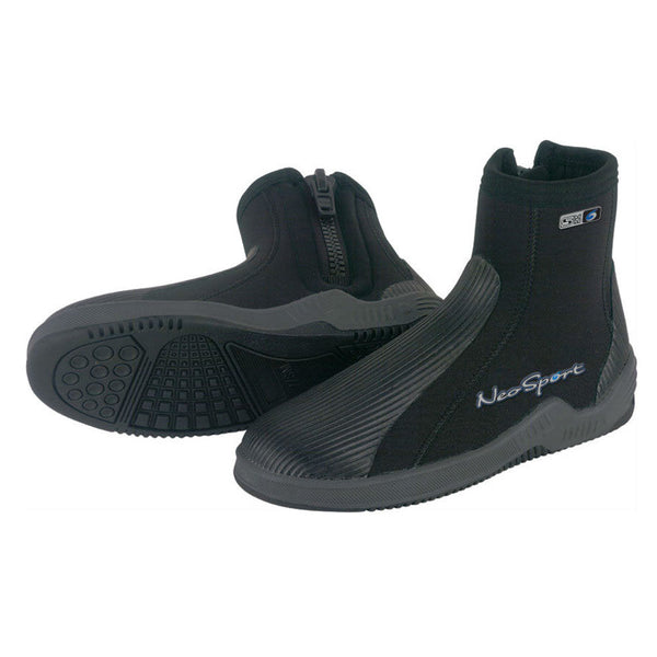 Open Box NeoSport 5-mm Hard Sole Boot (Black, 9) - Water Shoes, Surfing & Diving - DIPNDIVE