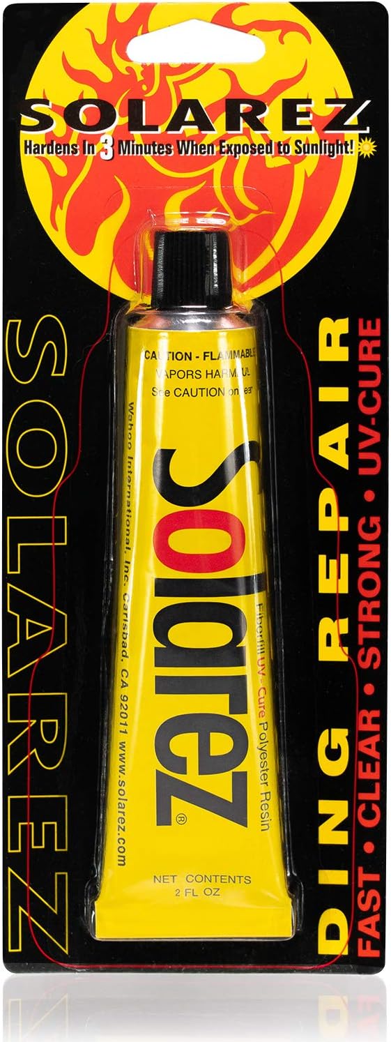 Solarez UV Cure Polyester Ding Resin - Surfboard Repair Kit 2.0oz