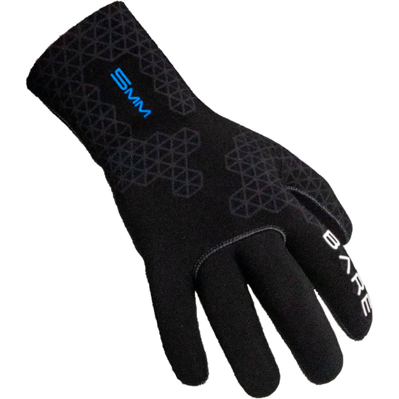 Open Box Bare 5mm S-Flex Dive Glove - Black - Large - DIPNDIVE