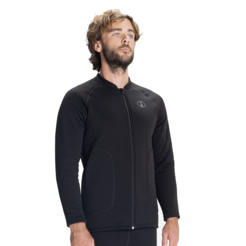 Open Box Fourth Element Men’s Arctic Scuba Dive Top - Large - Black