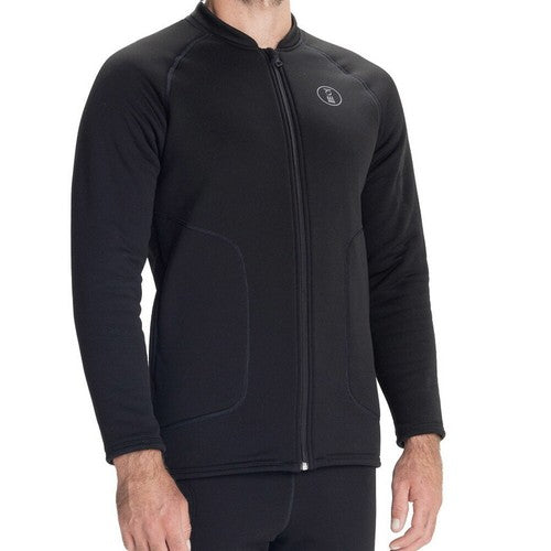 Open Box Fourth Element Men’s Arctic Scuba Dive Top - Large - Black