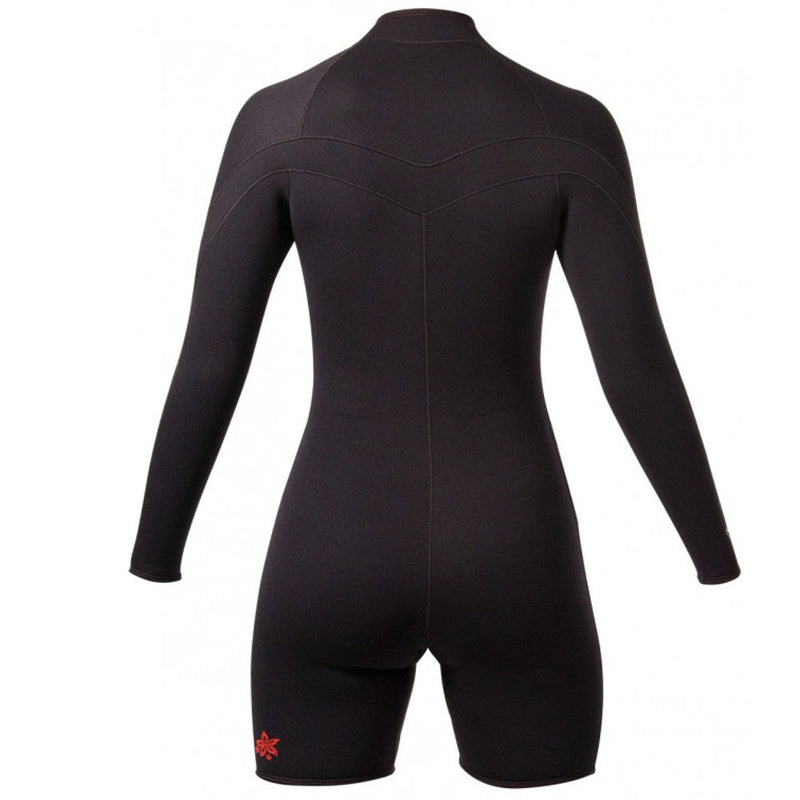Used Henderson Woman Thermoprene Long Sleeve Shorty / Jacket (Front Zip) 3mm Scuba Wetsuit - Size 4 - DIPNDIVE