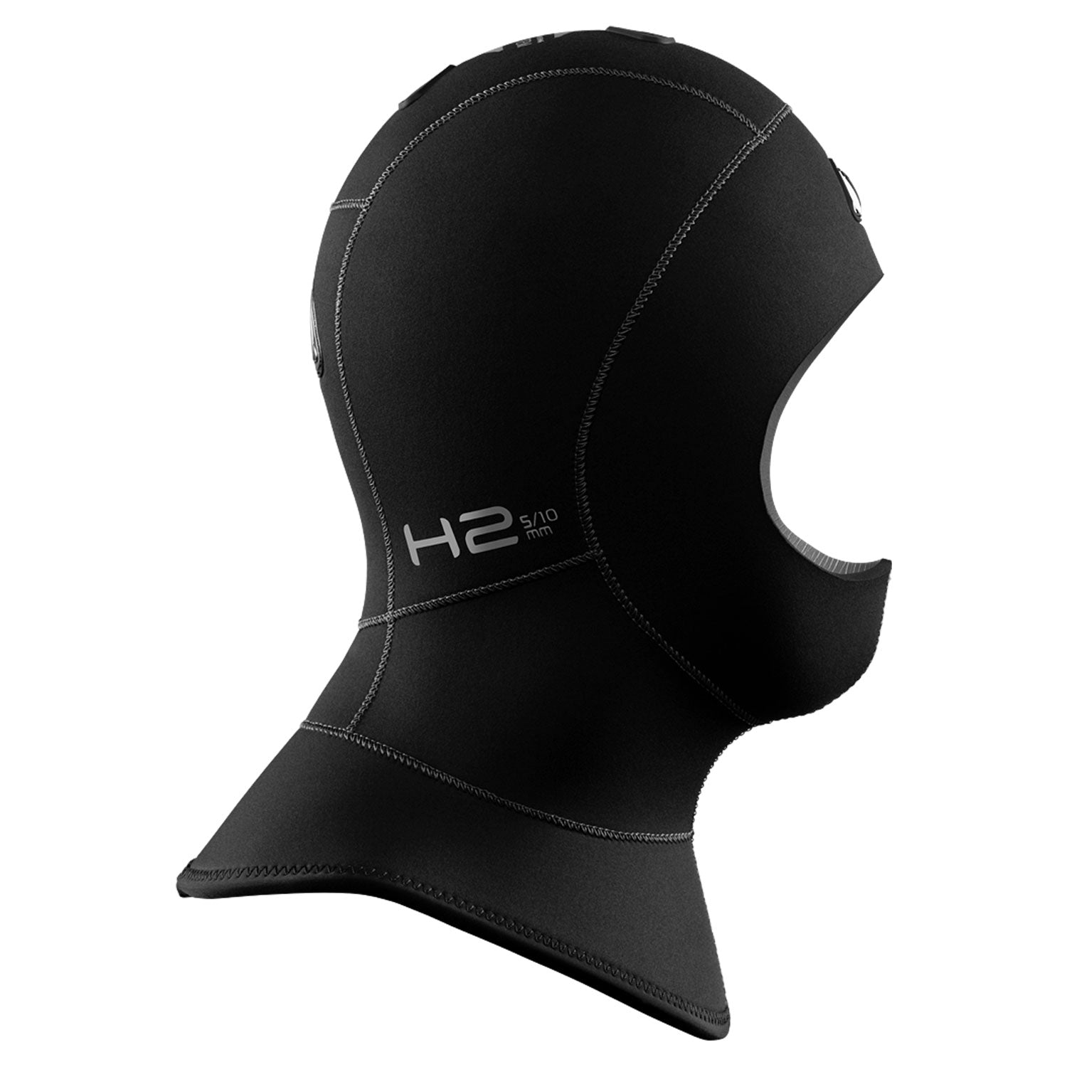 Waterproof H2 5/10mm Vented Anatomical Polar Evoluted Hood With Bib - DIPNDIVE