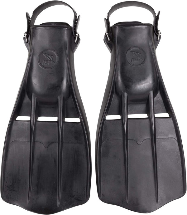 Used IST F1 Black Rubber Diving Fins - Medium