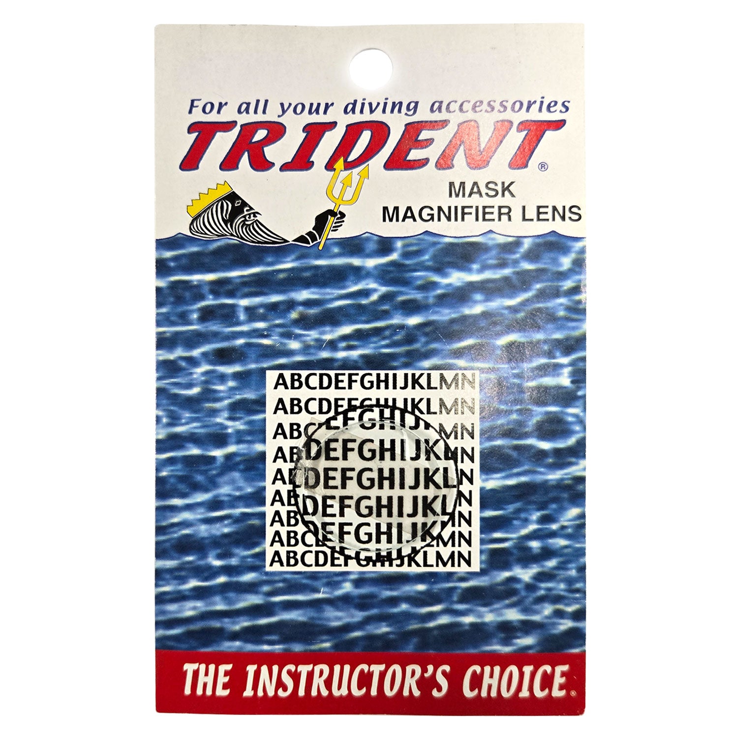 Open Box Trident Scuba Dive Mask Magnifier Lens (Gauge Reader) | DIPNDIVE